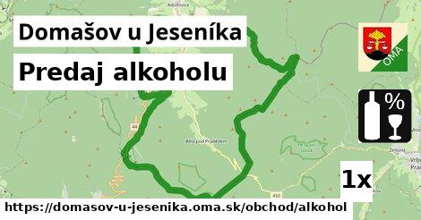 Predaj alkoholu, Domašov u Jeseníka