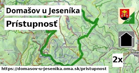 prístupnosť v Domašov u Jeseníka