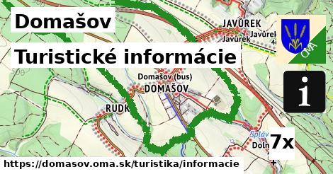 Turistické informácie, Domašov