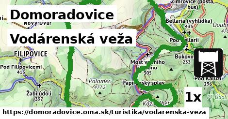 vodárenská veža v Domoradovice