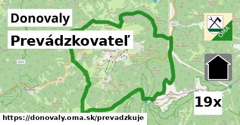 prevádzkovateľ v Donovaly