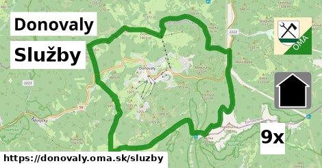 služby v Donovaly