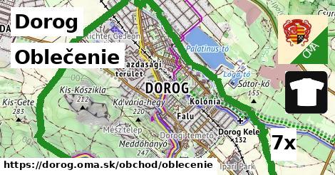 Oblečenie, Dorog