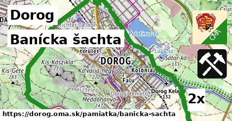 Banícka šachta, Dorog