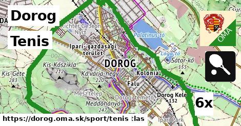 Tenis, Dorog