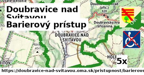 Barierový prístup, Doubravice nad Svitavou