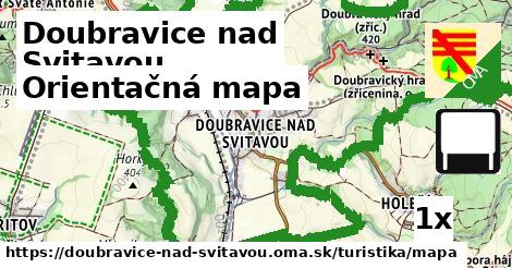 Orientačná mapa, Doubravice nad Svitavou