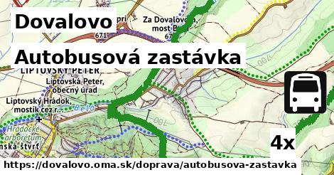 Autobusová zastávka, Dovalovo