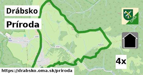 príroda v Drábsko