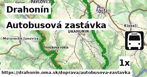 Autobusová zastávka, Drahonín