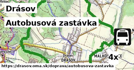 Autobusová zastávka, Drásov