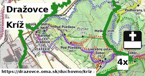 kríž v Dražovce