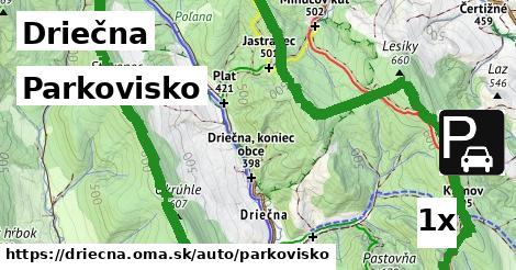 parkovisko v Driečna