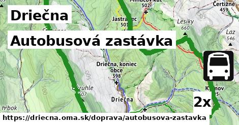 Autobusová zastávka, Driečna