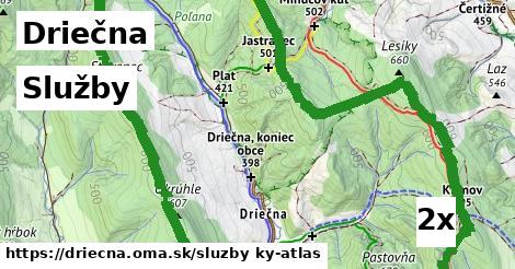 služby v Driečna