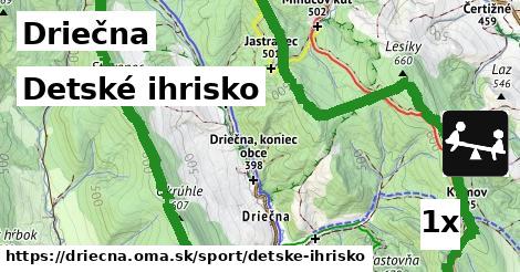 Detské ihrisko, Driečna