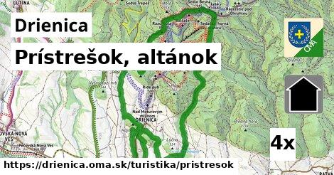 Prístrešok, altánok, Drienica