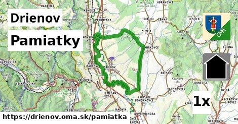 pamiatky v Drienov