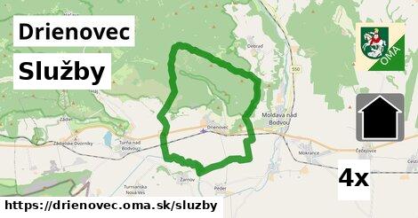 služby v Drienovec