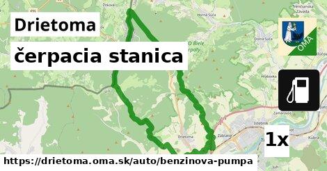 čerpacia stanica, Drietoma