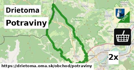 Potraviny, Drietoma