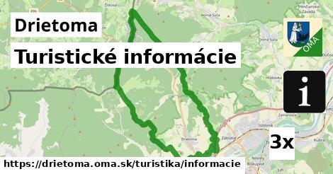 Turistické informácie, Drietoma