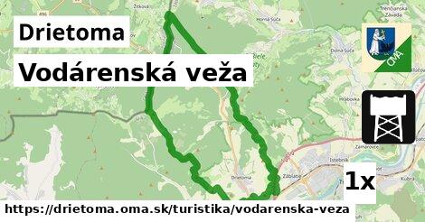 Vodárenská veža, Drietoma