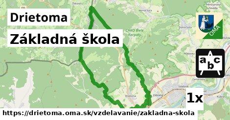 Základná škola, Drietoma