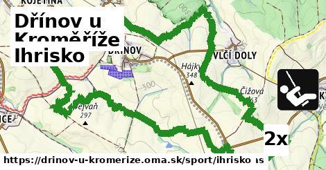 ihrisko v Dřínov u Kroměříže