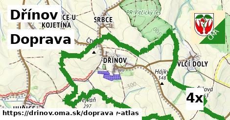 doprava v Dřínov