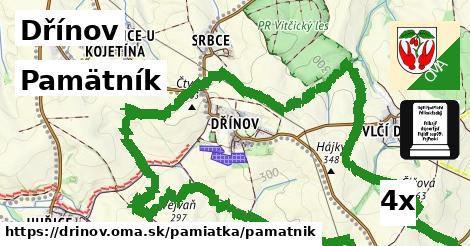 Pamätník, Dřínov