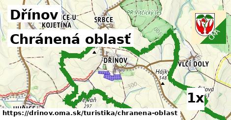 chránená oblasť v Dřínov