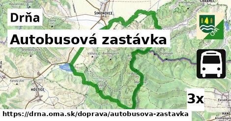 Autobusová zastávka, Drňa