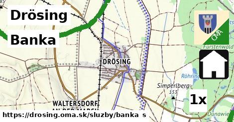 Banka, Drösing