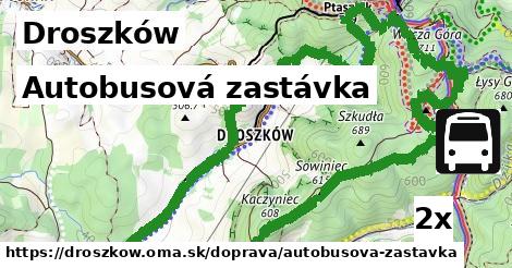 Autobusová zastávka, Droszków