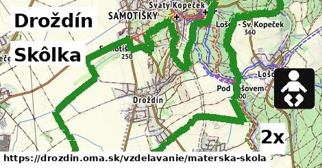 Skôlka, Droždín