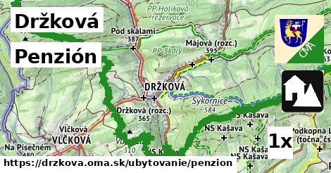 Penzión, Držková