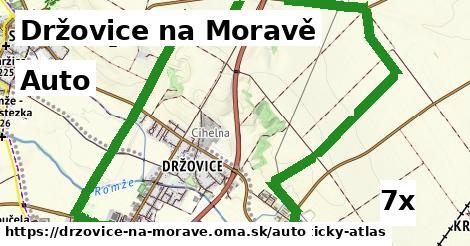 auto v Držovice na Moravě