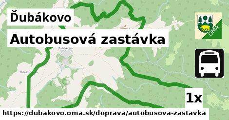 Autobusová zastávka, Ďubákovo