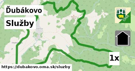 služby v Ďubákovo