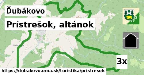 Prístrešok, altánok, Ďubákovo