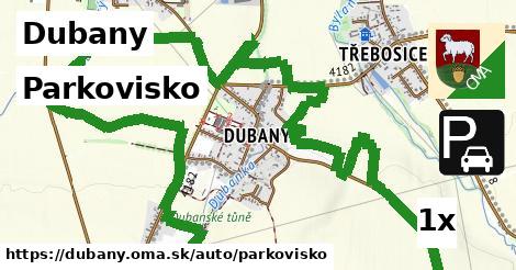 parkovisko v Dubany
