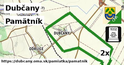 pamätník v Dubčany