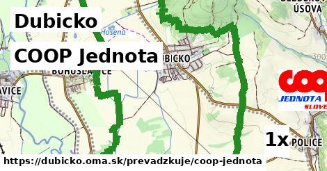 COOP Jednota, Dubicko