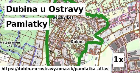 pamiatky v Dubina u Ostravy