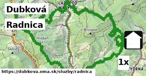 Radnica, Dubková