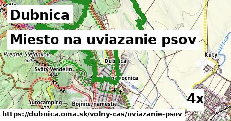 Miesto na uviazanie psov, Dubnica