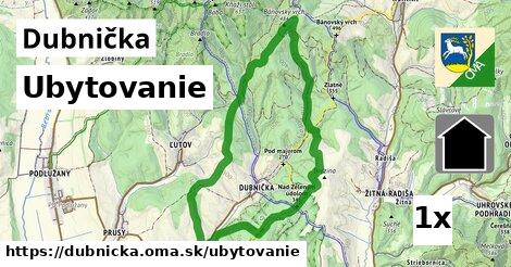 ubytovanie v Dubnička