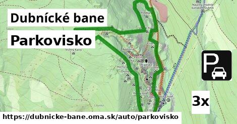 Parkovisko, Dubnícké bane