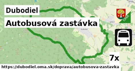 Autobusová zastávka, Dubodiel